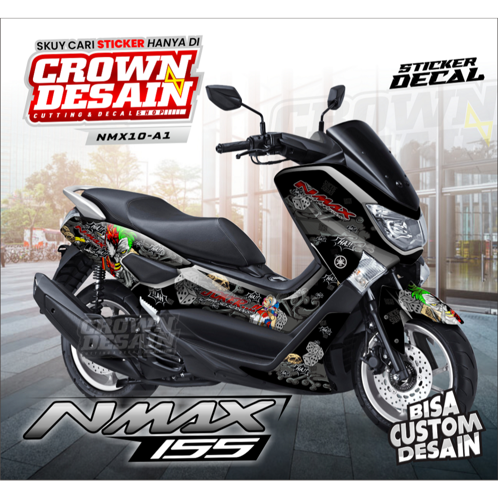 DECAL NMAX JOKER FULLBODY - Aksesoris Motor Yamaha Nmax 2019 - Sticker NMAX - KODE NMX