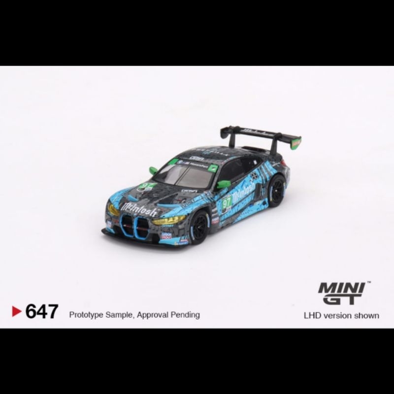 Minigt skala 1:64 MGT00647L BMW M4 GT3 #97 Turner Motor sport IMSA 2023