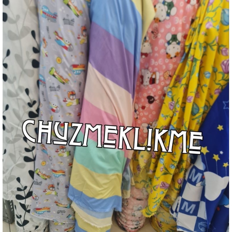 Bahan sprai meteran/Bahan sprei meteran motif minimal order 1 meter/kain sprei kasur meteran