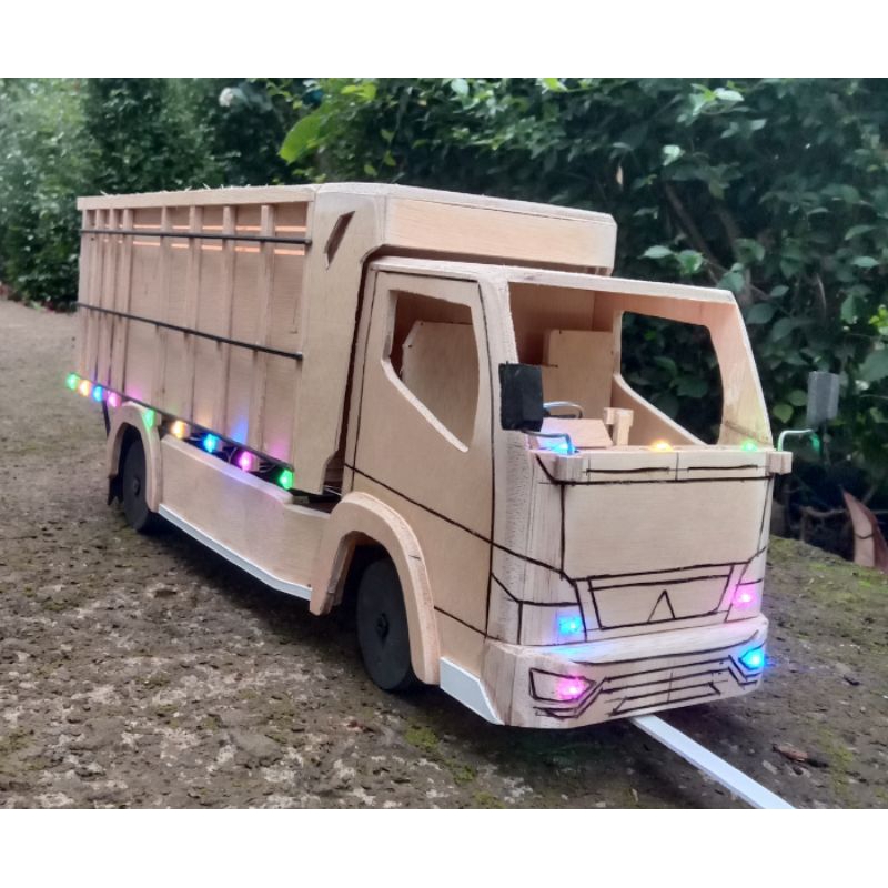MINIATUR TRUK|OLENG|MENTAHAN|FULL LAMPU