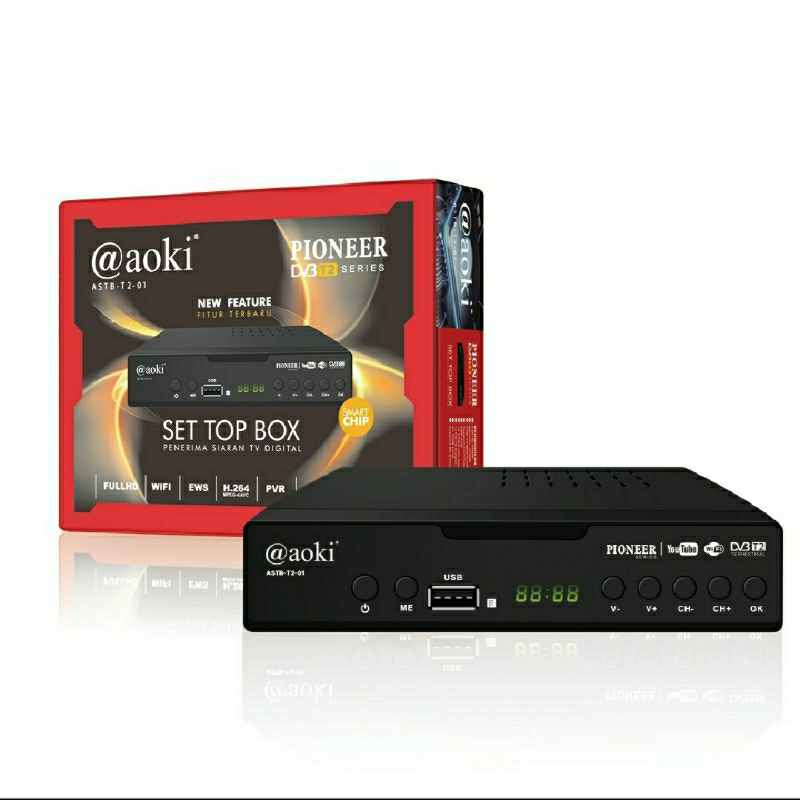 Set Top Box Digital Aoki/Bisa Untuk Tv tabung Dan Tv Lcd
