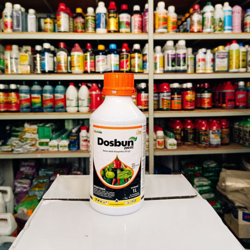 Insektisida DOSBUN 200 EC 1 Liter - Pembasmi Hama Ulat Grayak Secara Kontak Lambung