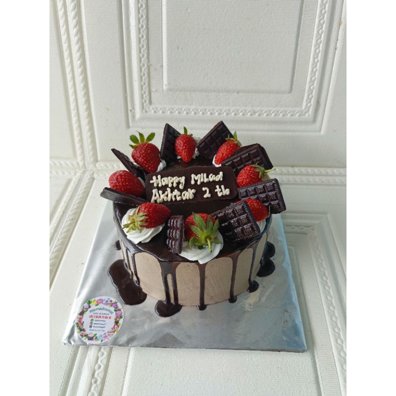 

BlackForest cake stroberi super nyoklat