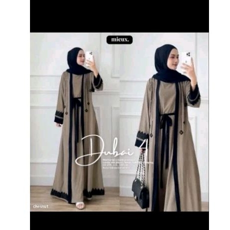 Zalina abaya gamis original Turki mega store aleyna Dubai