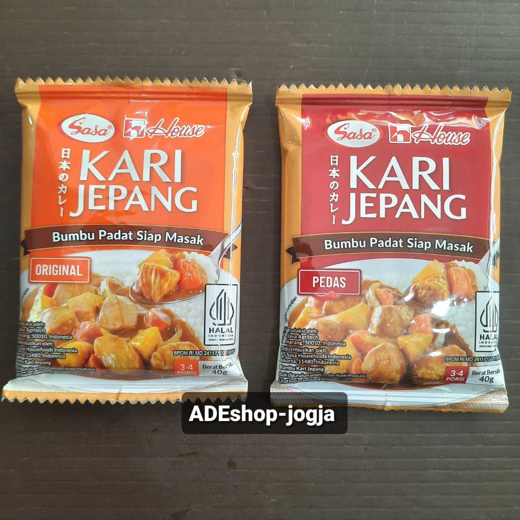 

Sasa House Kari ala Jepang 40 gram Original Pedas bumbu padat siap masak curry 3-4 porsi