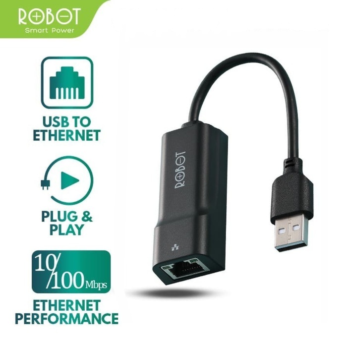 robot ea10 ethernet adapter / adaptor ethernet robot ea10 usb 2.0 100Mbps