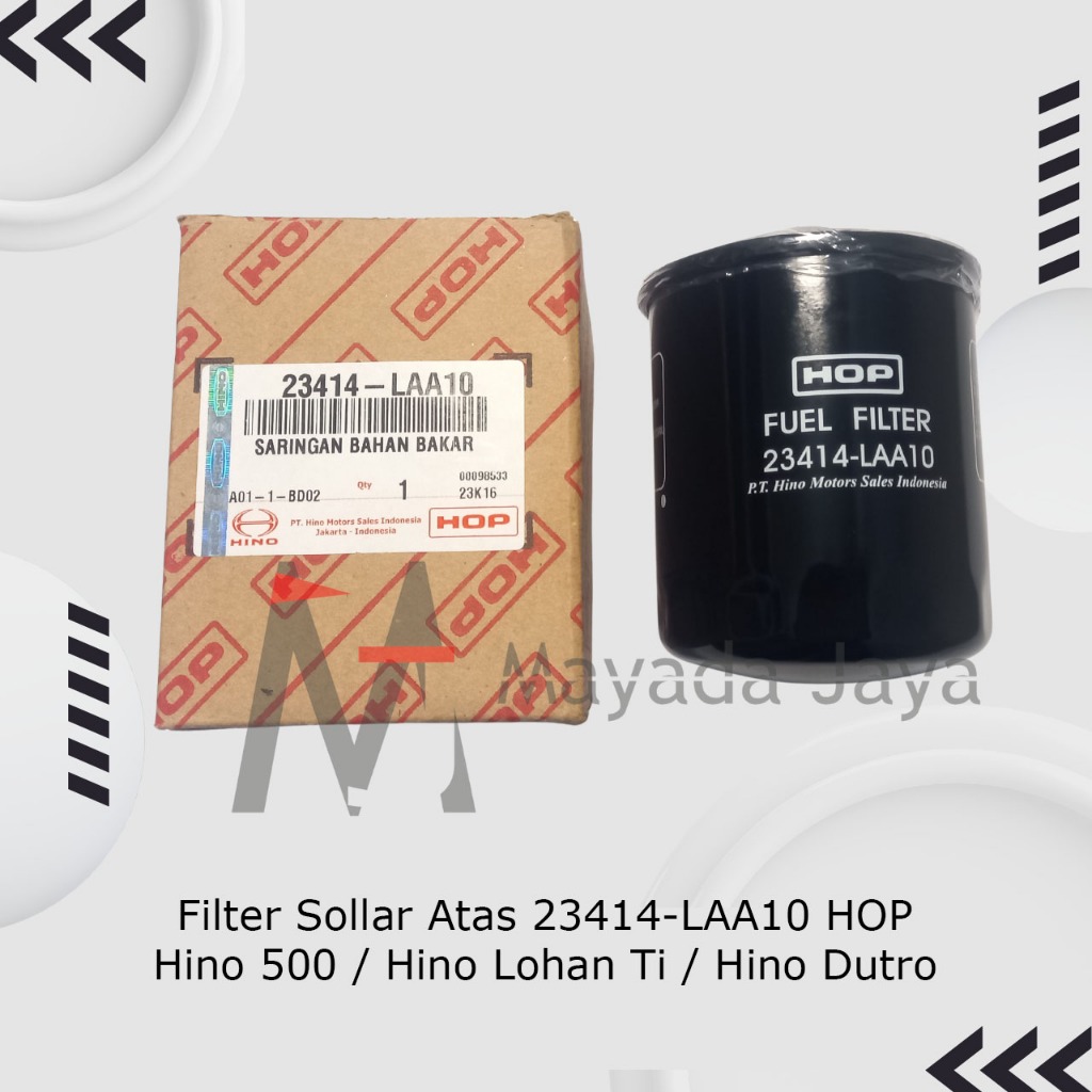 Filter Solar Atas Hino Lohan 500 23414 - LAA10 HOP ORI