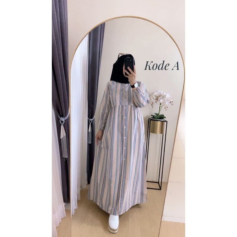 Emika dress triset, gamis triset