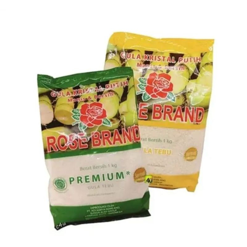

(Jatim) Gula RoseBrand 1 KG Dikirim 8 Pcs