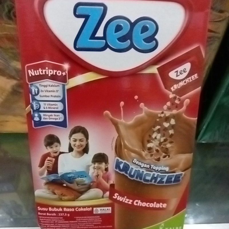 

SUSU BUBUK ZEE KRUNCHZEE COKLAT 337.5GR