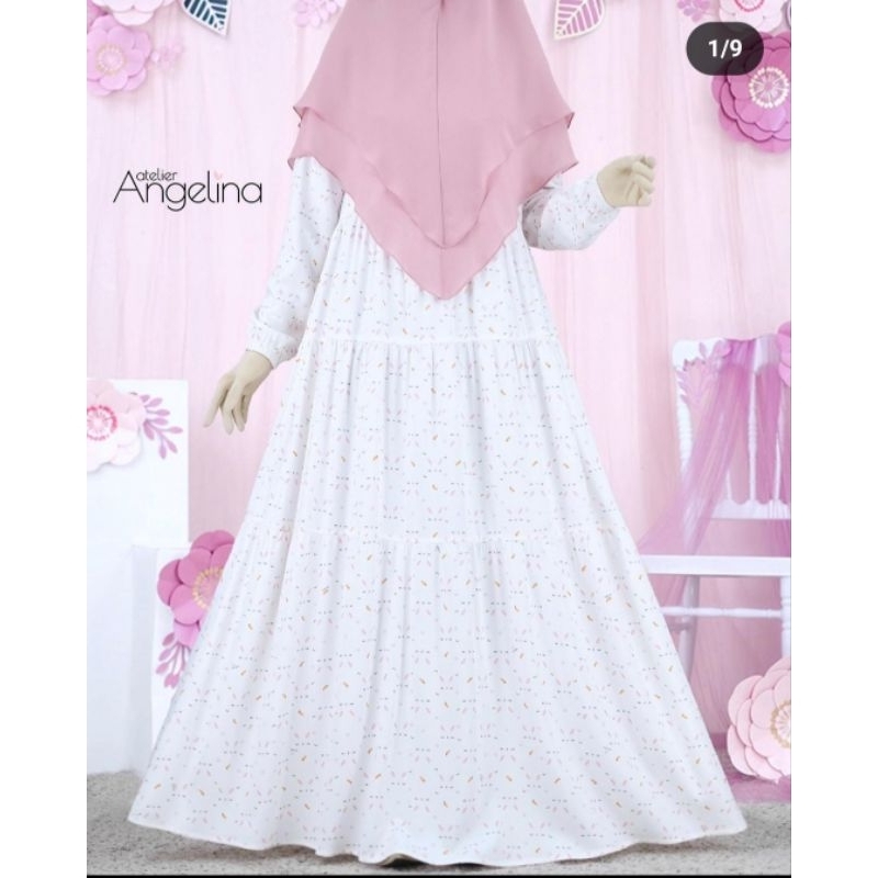 Preloved Atelier Angelina - Bella Dress Rabbit and Carrot White