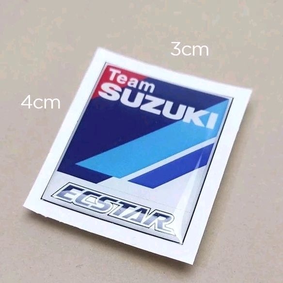 emblem sticker resin SUZUKI TEAM ECSTAR