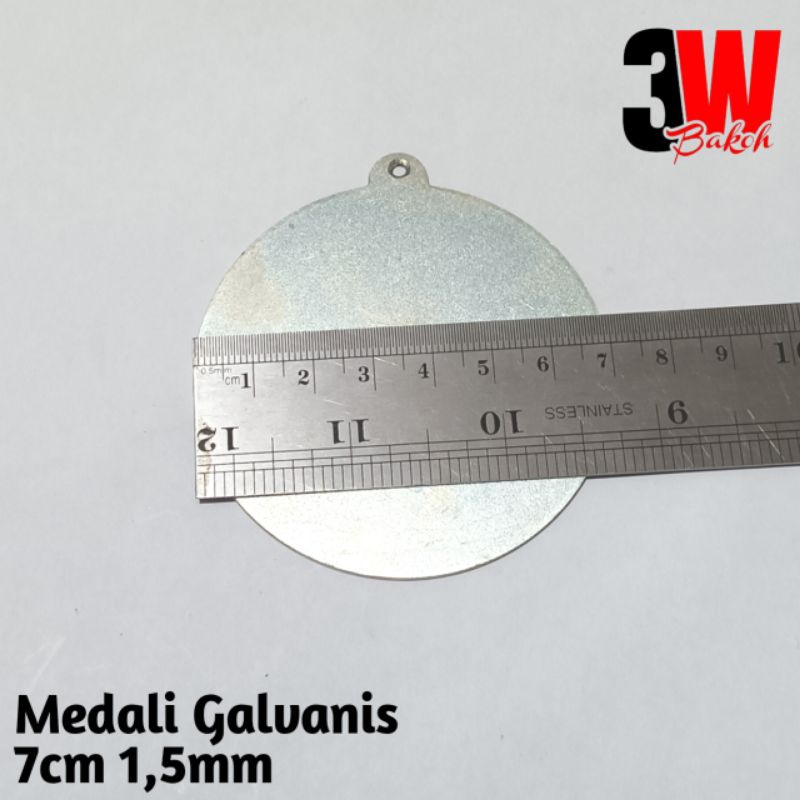 

MEDALI GALVANIS BENTUK LINGKARAN 7CM/1, 5MM