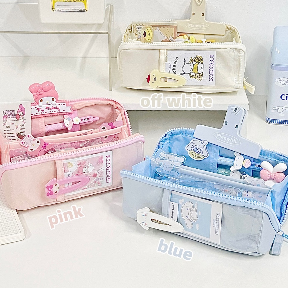 

Serba Hemat Tas pensil warna solid pvc transparan di dalam tas pensil penyimpanan alat tulis sederhana berkapasitas besar siswa berpenampilan tinggi