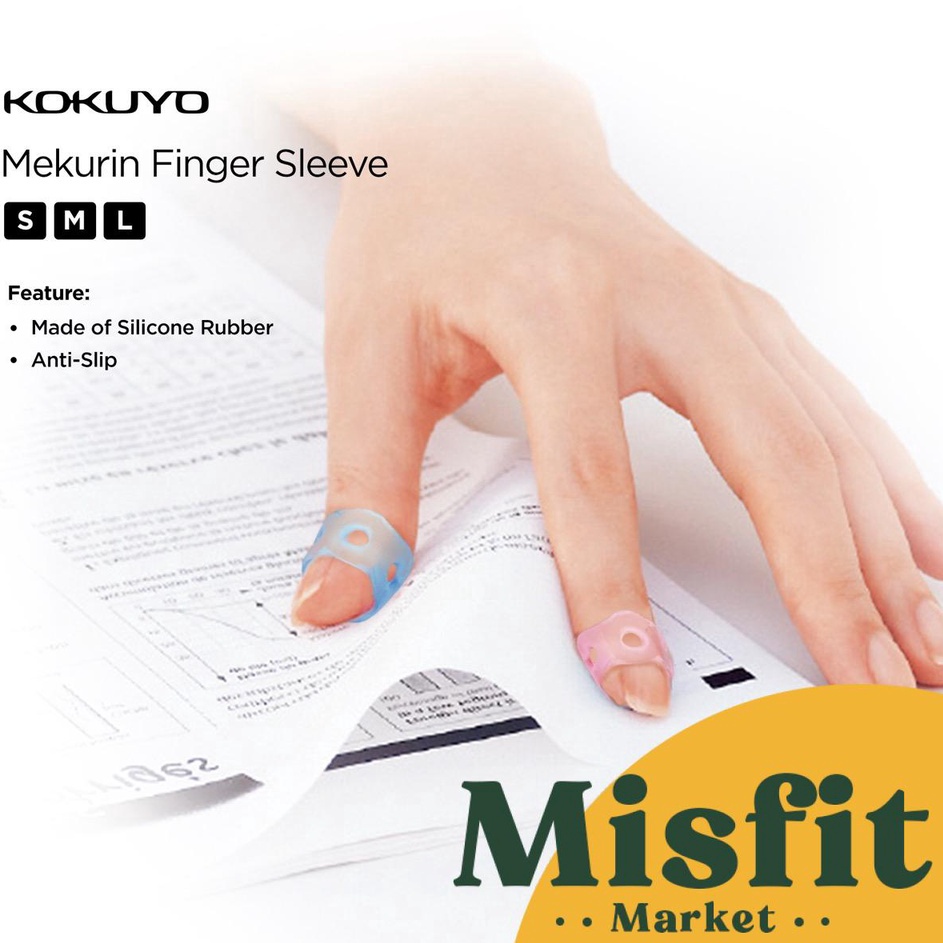 

Spesial Murah Kokuyo Mekurin Finger Sleeve Silicone Pembalik Kertas Silikon