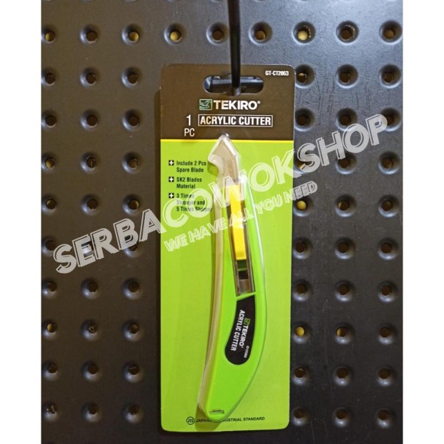 

Update Laris TEKIRO Plastic Cutter Kater Acrylic Pisau Cutter Termurah