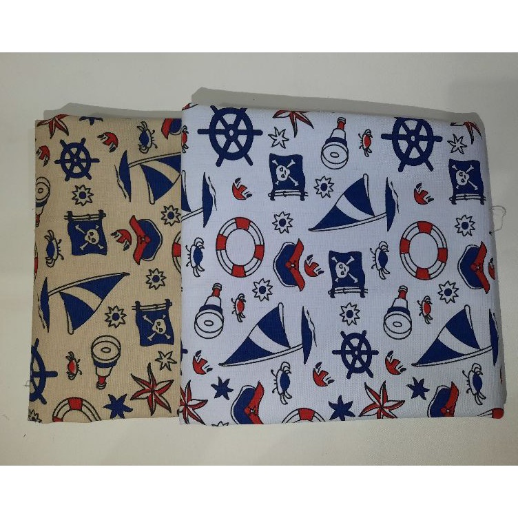 

Lebih Bagus kanvas bajak laut warna crem dan putih 5 cm x 15 cm