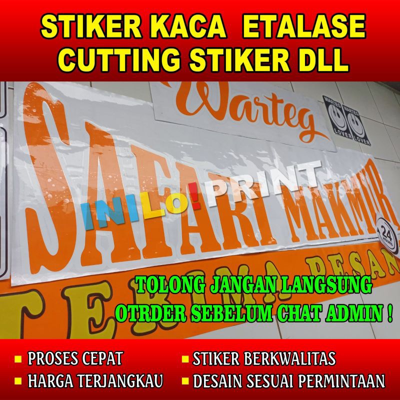 

Stiker Kaca Gerobak - Cutting Stiker Etalase - Nasi Padang - Somay - Bakso - Nasi Goreng - Dll