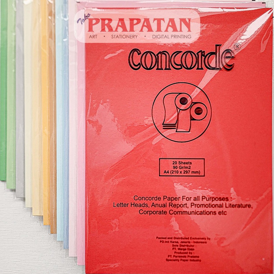 

Ready Hari Ini Kertas Concorde 9gr A4 Isi 2 Lembar