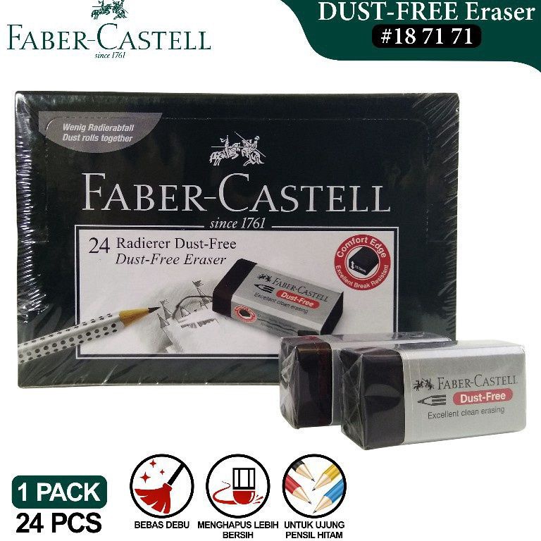 

KODE R16L Penghapus Faber Castlle Kecil Hitam 1pak