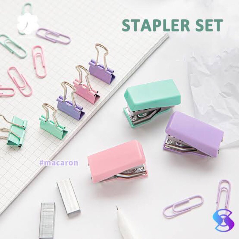 

STAPLES mini Set / staples imut lucu macaron