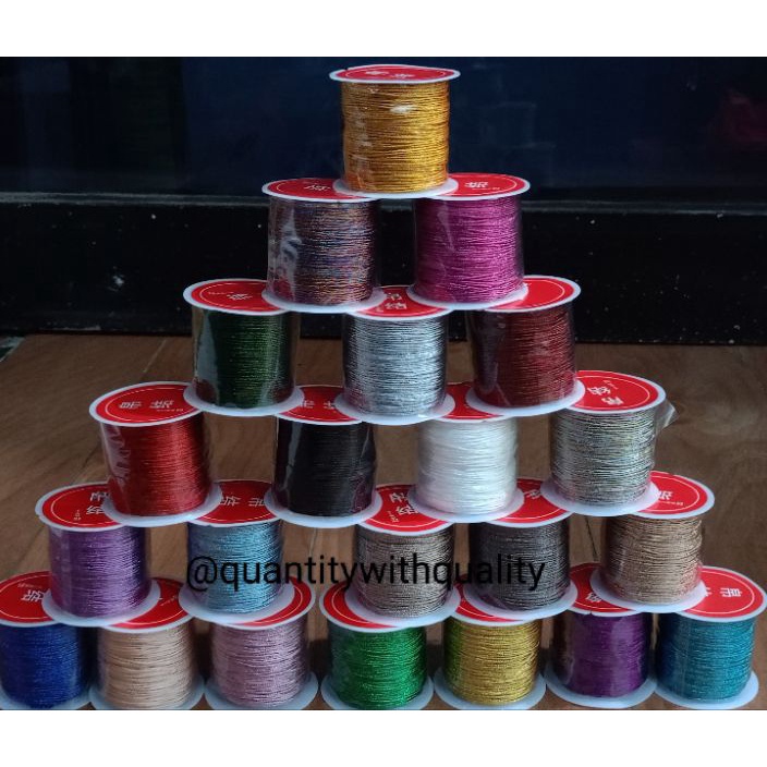 COD Tali Giok Cina 4 Meter Tali Benang Shambala metalik Simpul Gelang Kalung Tali Gelang strap hp