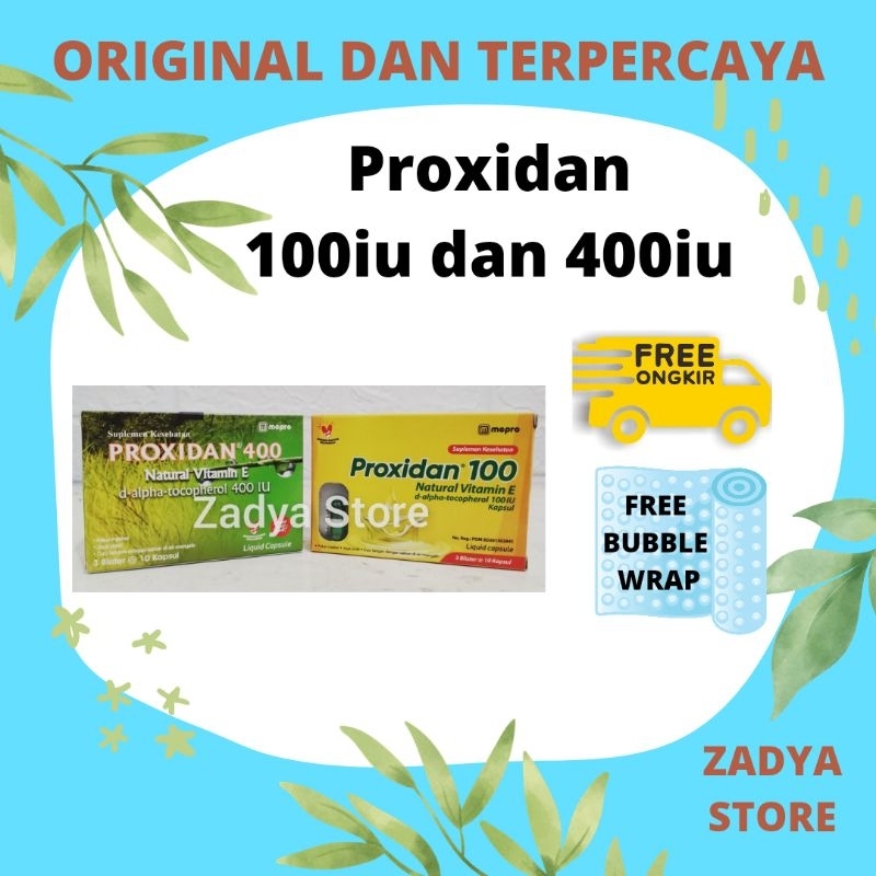 PROXIDAN VITAMIN E 100 IU & 400 IU ISI 30 KAPSUL
