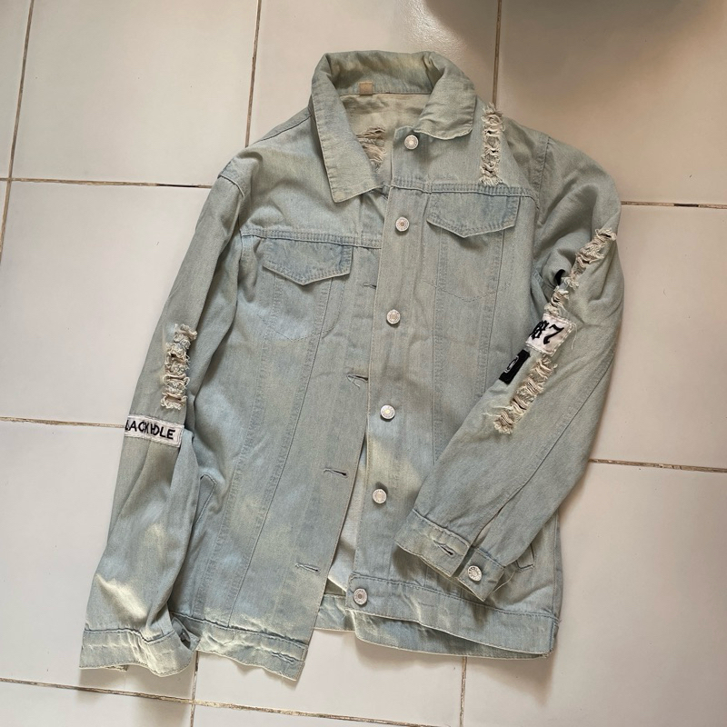 Preloved Jacket Jeans