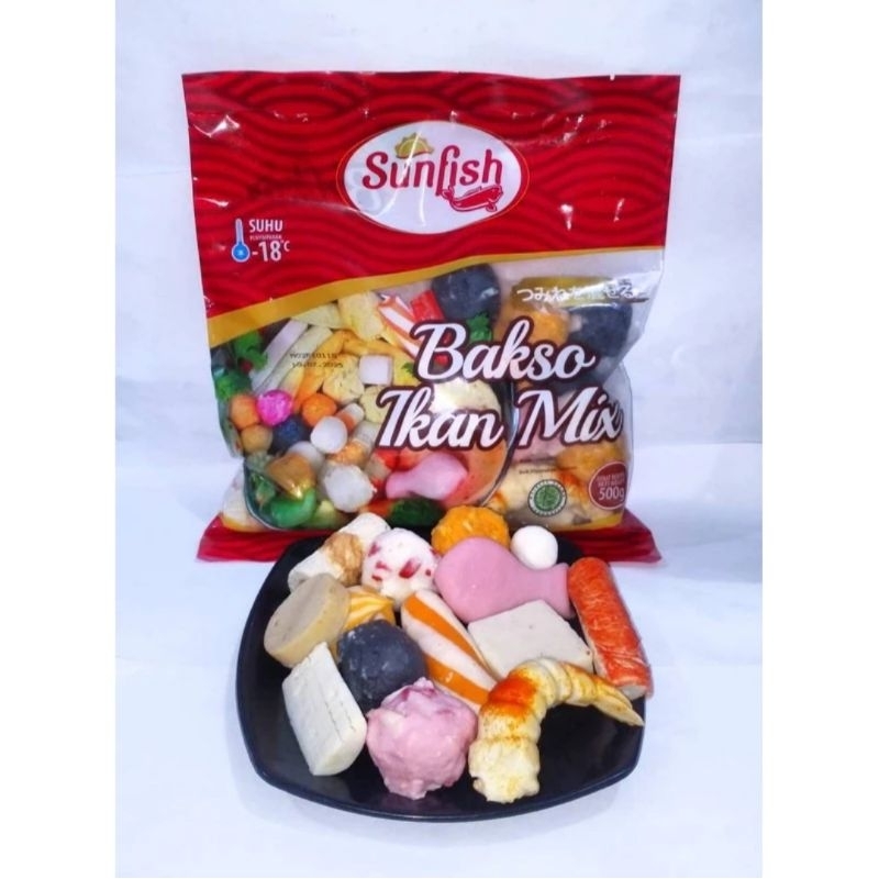 

Sunfish Bakso Ikan Mix 500 gram