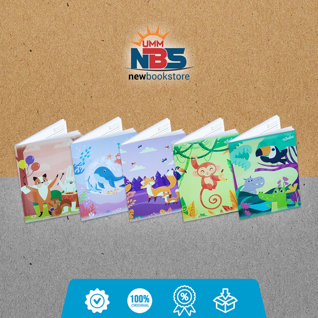 

Estudee - Buku Tulis Isi 58 Halaman 10 Pcs Motif Animal