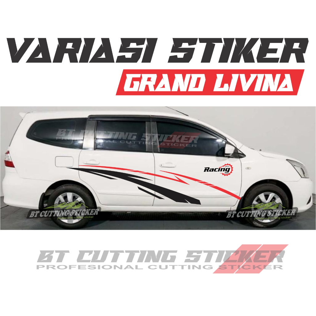 stiker mobil grand livina sticker mobil nissan grand livina sticker cutting stiker mobil
