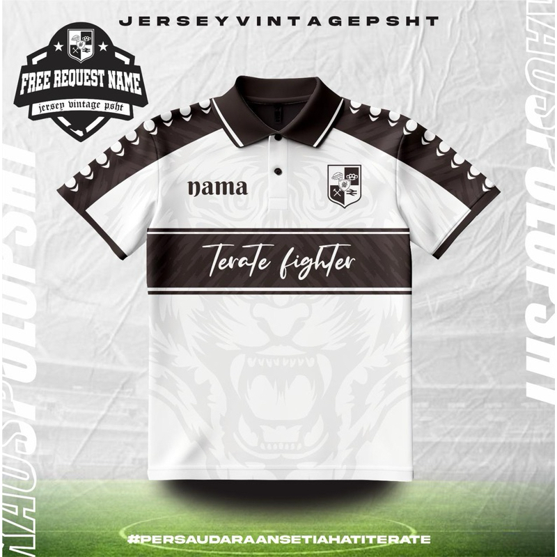 Jersey Polo PSHT motif terbaru Terate Fighter bisa request nama by Go Fashion