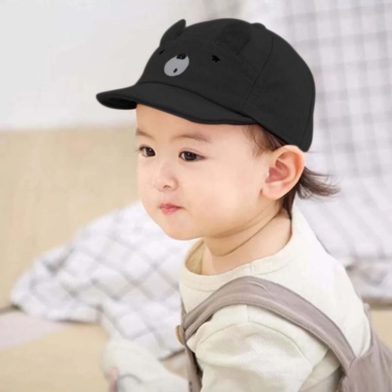 topi anak lucu karakter beruang usia 1-3 tahun laki perempuan