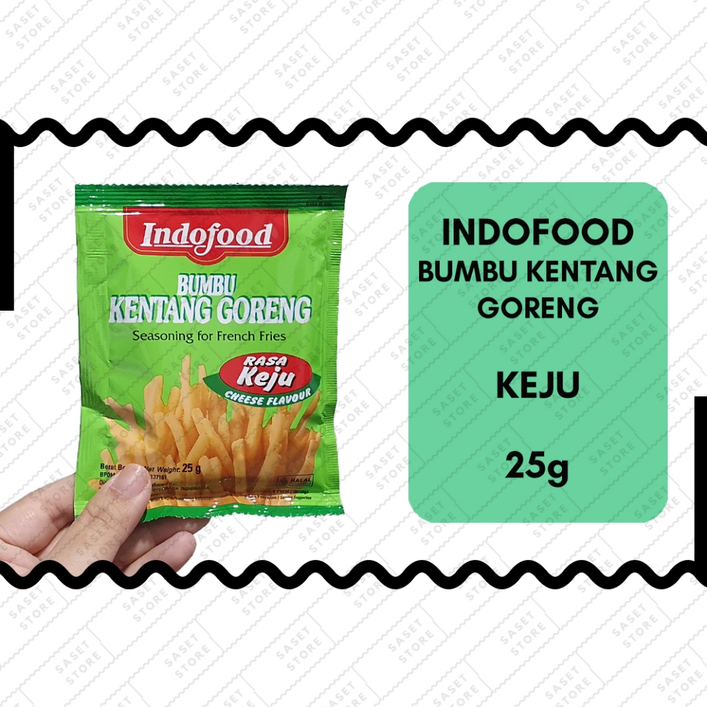 

Indofood Bumbu Kentang Goreng Keju 25g Sachet Bumbu Dapur Masak