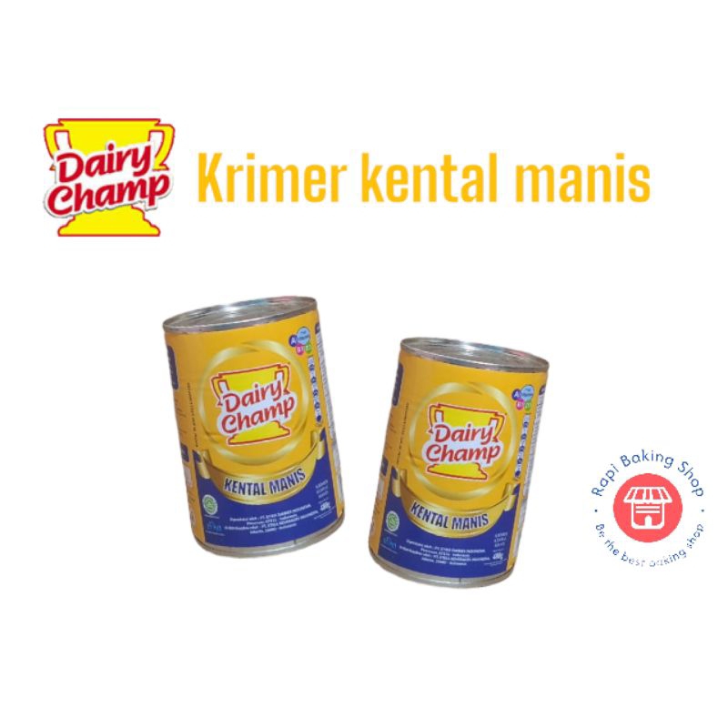 

Dairy champ kental manis kaleng 480g