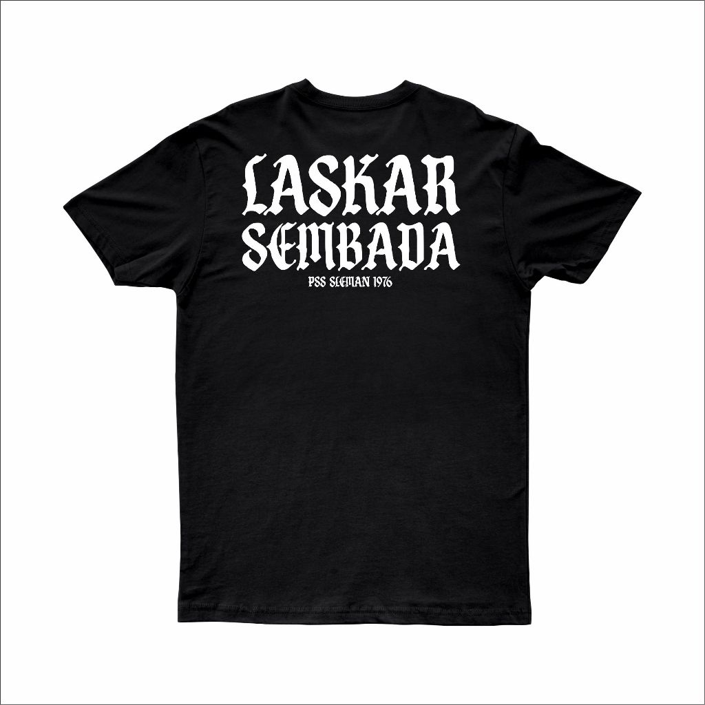 Kaos Distro Pria Wanita LASKAR SEMBADA PSS SLEMAN 1976 COTTON COMBED 24S