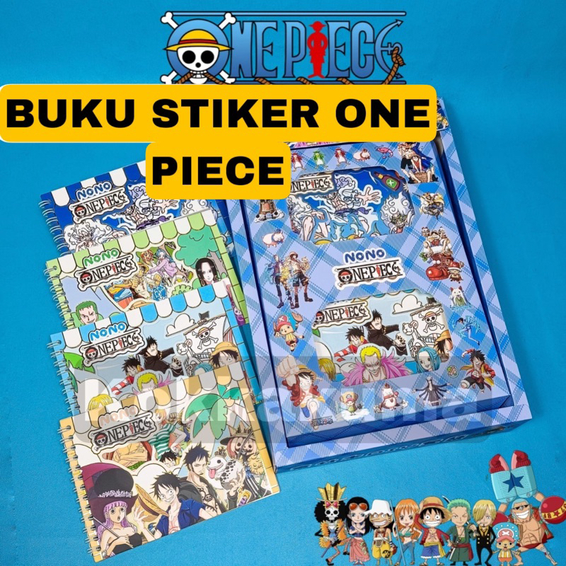 

( LLM ) NONO ONE PIECE Buku Stiker dan Notes Karakter Anime SUPERHERO