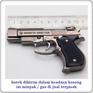 Korek Api Gas Model Pistol Walther Knife 3679 Pisau Mancis Lighter