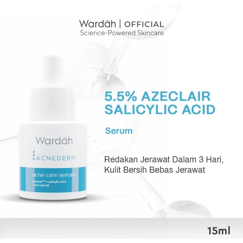 Wardah Acnederm Acne Care Serum || Serum Acne