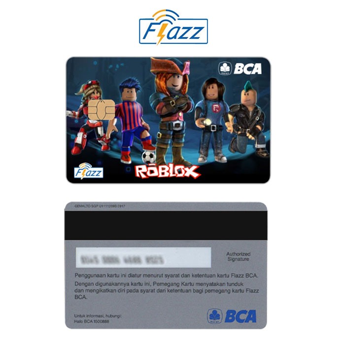 Kartu Roblox E-Money Flazz BCA Gen 2 NFC Custom Card