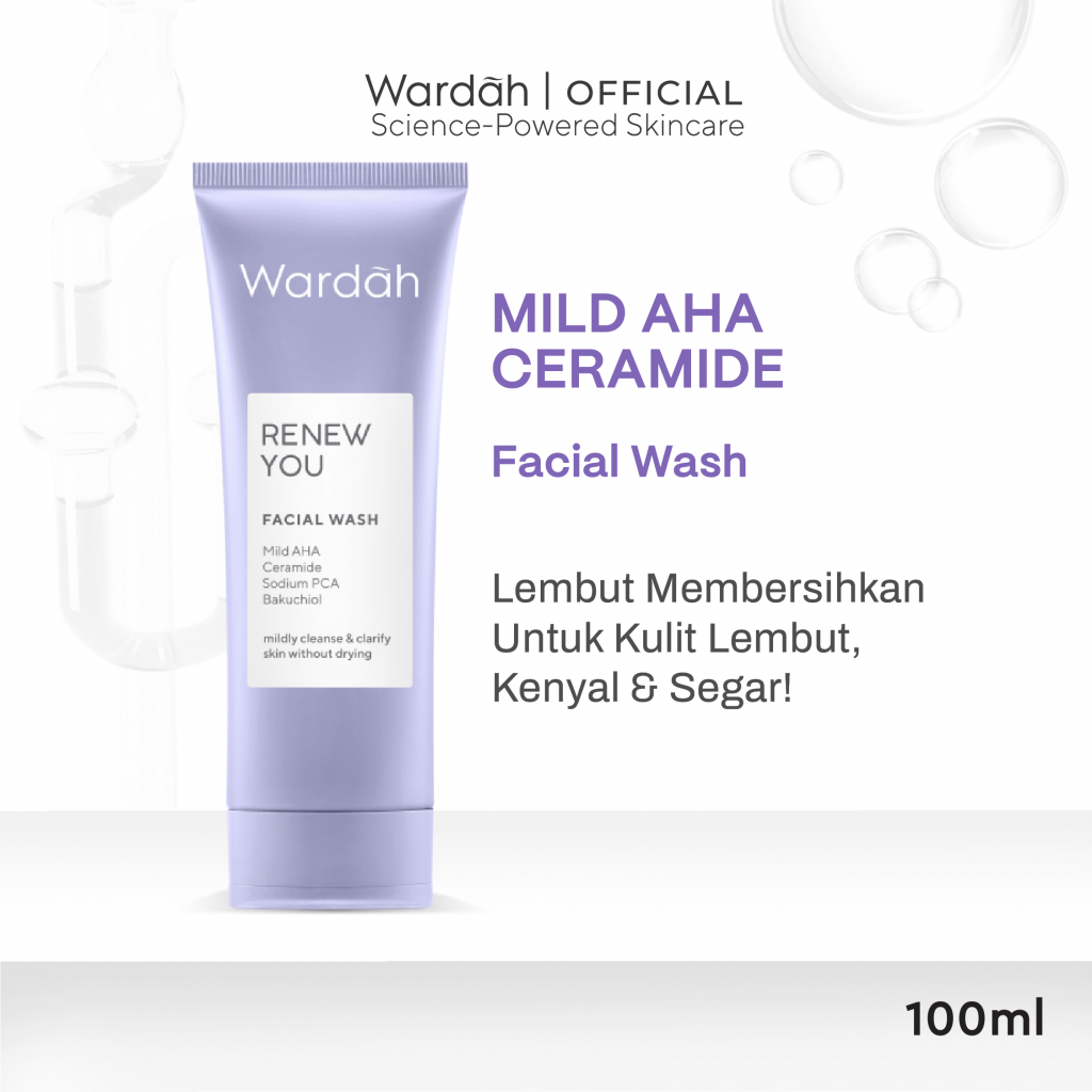 Wardah Renew You Facial Wash 100ml - Pembersih Wajah
