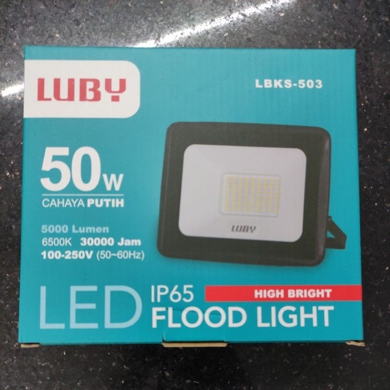 lampu sorot luby 50w