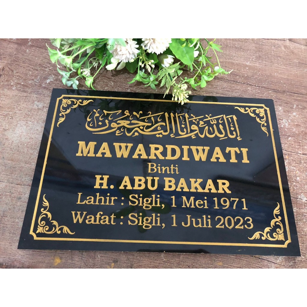 BATU NISAN GRANIT UKURAN 20X30-BATU NISAM MAKAM GRANIT MURAH-BATU NISAN GRAFIR KUBURAN