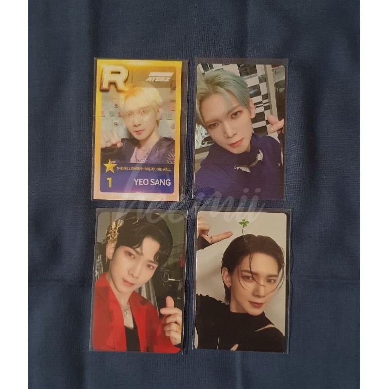 ateez yeosang photocard set