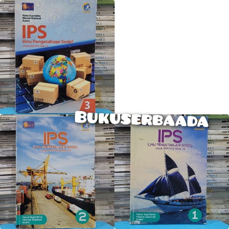 BUKU BEKAS - IPS KELAS 1/2/3 SMP KURIKULUM 2013 REVISI FACIL
