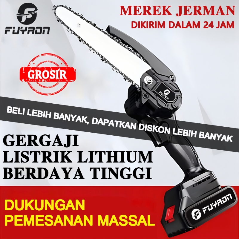 FUYAON Grosir Mesin Gergaji Mesin 6 Inci Gergaji Tanpa Kabel Kustom Gergaji Baterai 36V Gergaji List