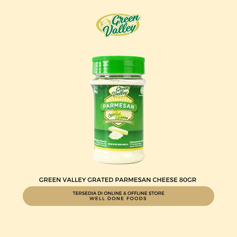 

Green Valley Grated Parmesan Cheese 80gr