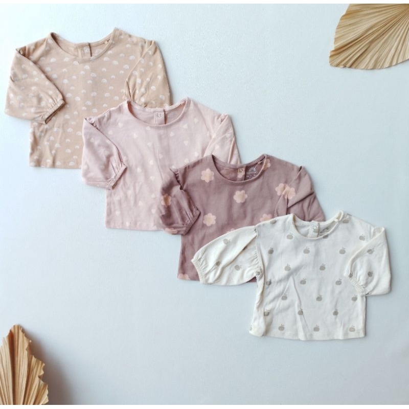 atasan N*xt baby SALE up to 50% atasan kaos lengan panjang bunga daisy