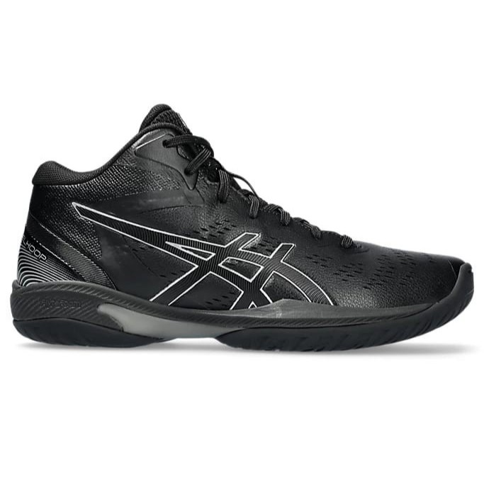Sepatu Tenis Pria Asics Gel Hoop V16 Black Pure Silver 1063A078.001