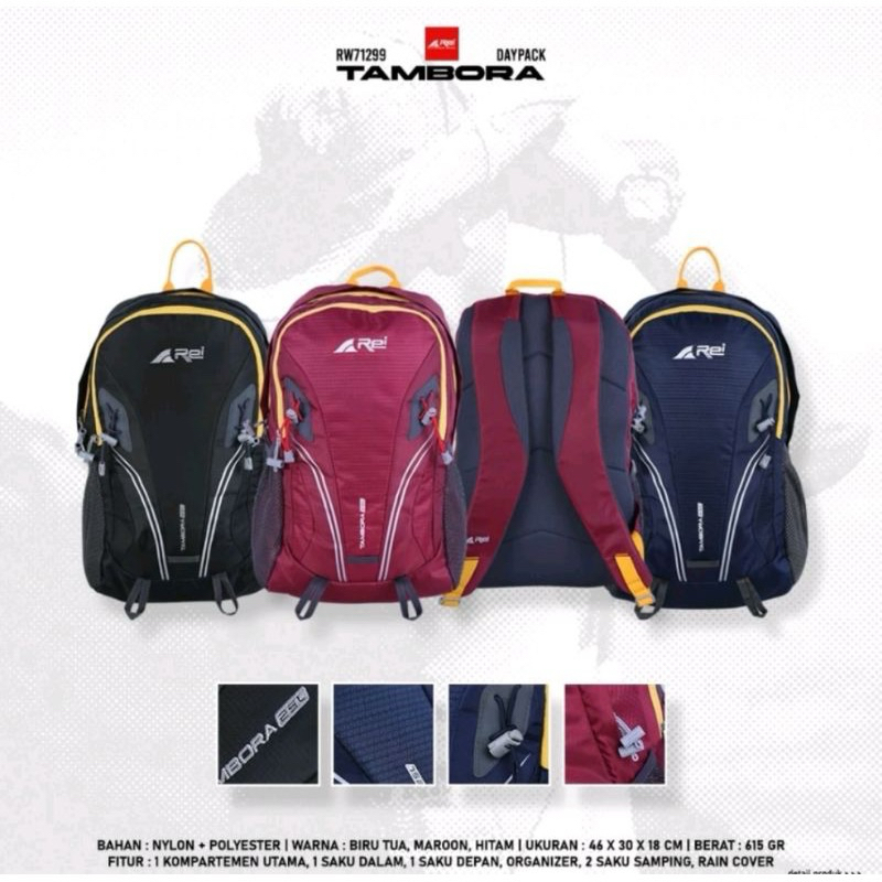 Tas Ransel Tambora 25L Arei Outdoorgear